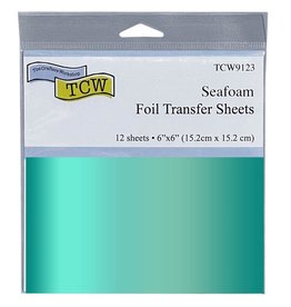 THERMOWEB THE CRAFTER'S WORKSHOP SEAFOAM 6x6 FOIL TRANSFER SHEETS 12/PK