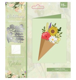 CRAFTERS COMPANION CRAFTERS COMPANION NATURE'S GARDEN WILDFLOWER COLLECTION MAILBOX FLOWERS DIE SET