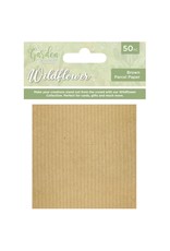 CRAFTERS COMPANION CRAFTERS COMPANION NATURE'S GARDEN WILDFLOWER COLLECTION BROWN PARCEL PAPER