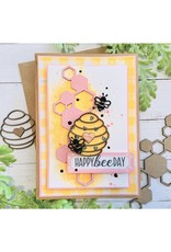SCRAPAHOLICS SCRAPAHOLICS BEE HIVES AND BEES LASER CUT CHIPBOARD
