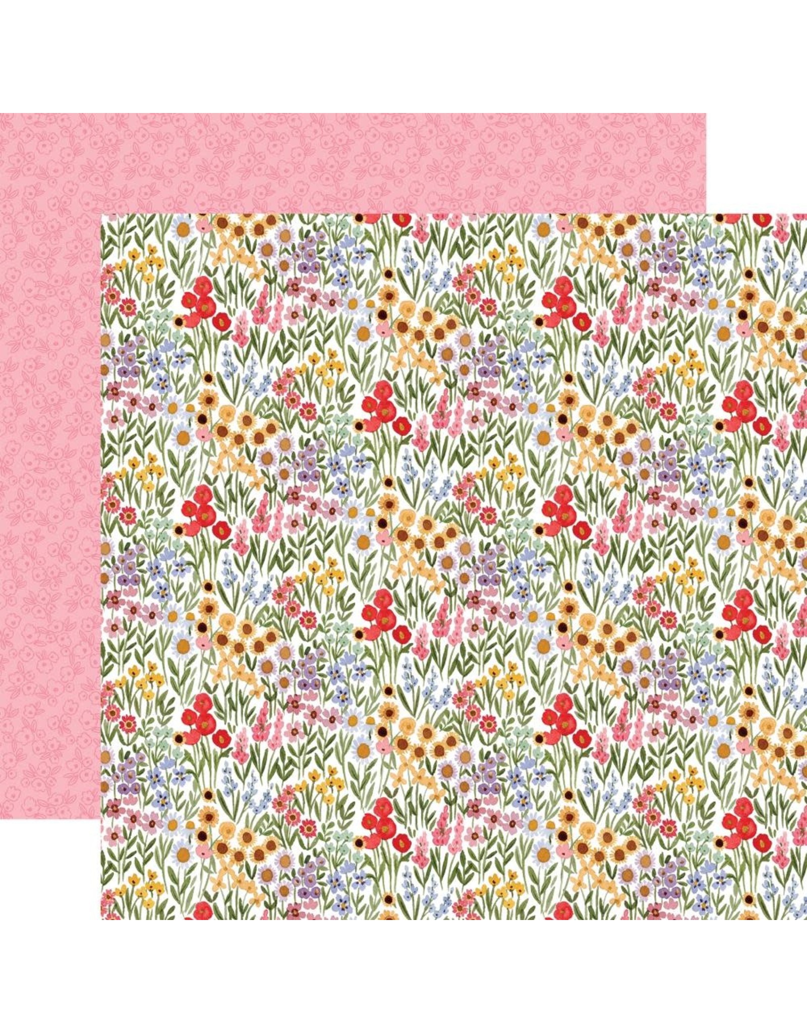 CARTA BELLA CARTA BELLA FLORA NO. 6 WILD FLORAL CLUSTERS 12x12 CARDSTOCK