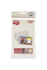 SIMPLE STORIES SIMPLE STORIES SN@P! FLIPBOOK POCKET PAGES REFILLS 3x4 POCKETS 10PK