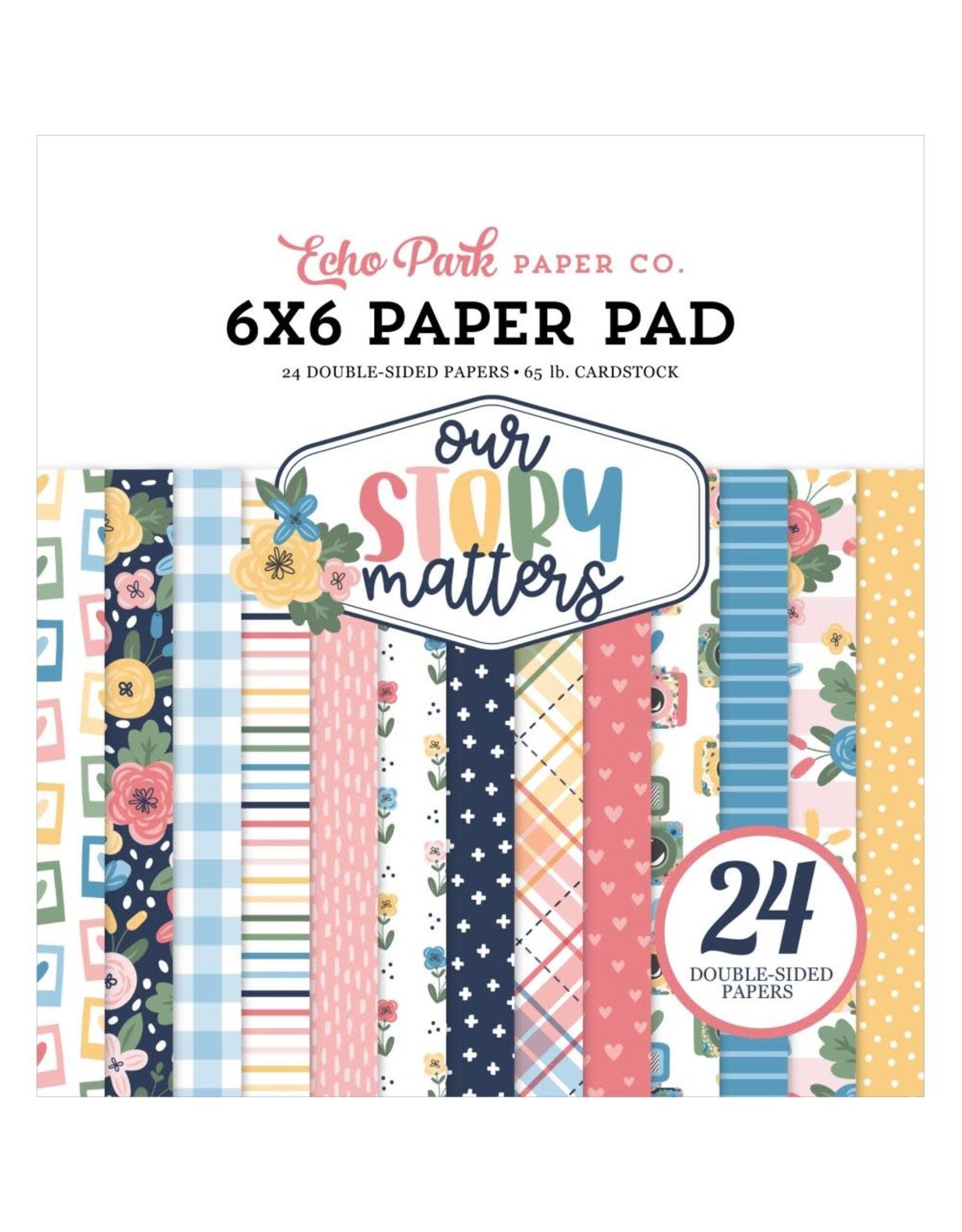 ECHO PARK PAPER ECHO PARK OUR STORY MATTERS 6x6 PAPER PAD 24 SHEETS