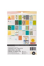 AMERICAN CRAFTS AMERICAN CRAFTS VICKI BOUTIN WHERE TO NEXT COLLECTION 6x8 PAPER PAD 36 SHEETS