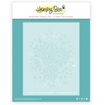 HONEY BEE HONEY BEE STAMPS DAISY LAYERS BOUQUET A2 STENCIL SET 6/PK