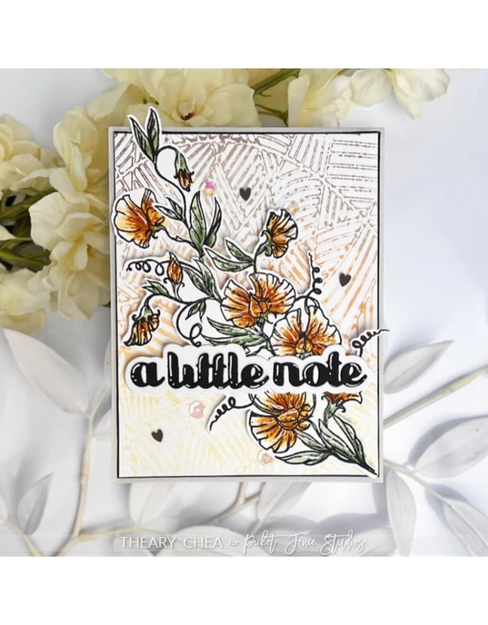 PICKET FENCE STUDIOS PATHWAYS 6x6 STENCIL Scrapbook Centrale