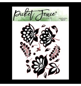 PICKET FENCE PICKET FENCE STUDIOS LAYERING FLORA: FANTASY FLOWERET DIE SET