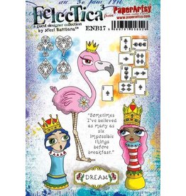 PAPER ARTSY PAPER ARTSY ECLECTICA NICCI BATTILANA ENB17 CLING STAMP SET