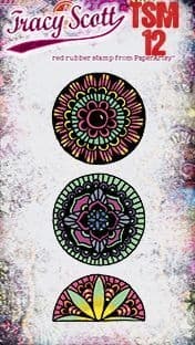 PAPER ARTSY PAPER ARTSY TRACY SCOTT TSM12 MINI CLING STAMP SET