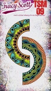 PAPER ARTSY PAPER ARTSY TRACY SCOTT TSM09 MINI CLING STAMP SET