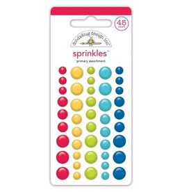 DOODLEBUG DESIGN DOODLEBUG DESIGN PRIMARY ASSORTMENT SPRINKLES EPOXY STICKERS