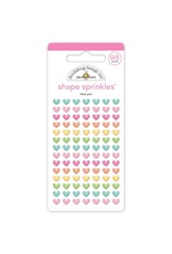 DOODLEBUG DESIGNS DOODLEBUG DESIGN LOVE YOU SHAPE SPRINKLES EPOXY STICKERS