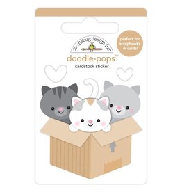 DOODLEBUG DESIGNS DOODLEBUG DESIGN KITTY LITTER DOODLE-POPS STICKERS