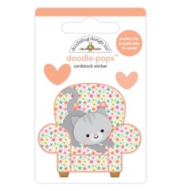 DOODLEBUG DESIGNS DOODLEBUG DESIGN COZY KITTY DOODLE-POPS STICKERS