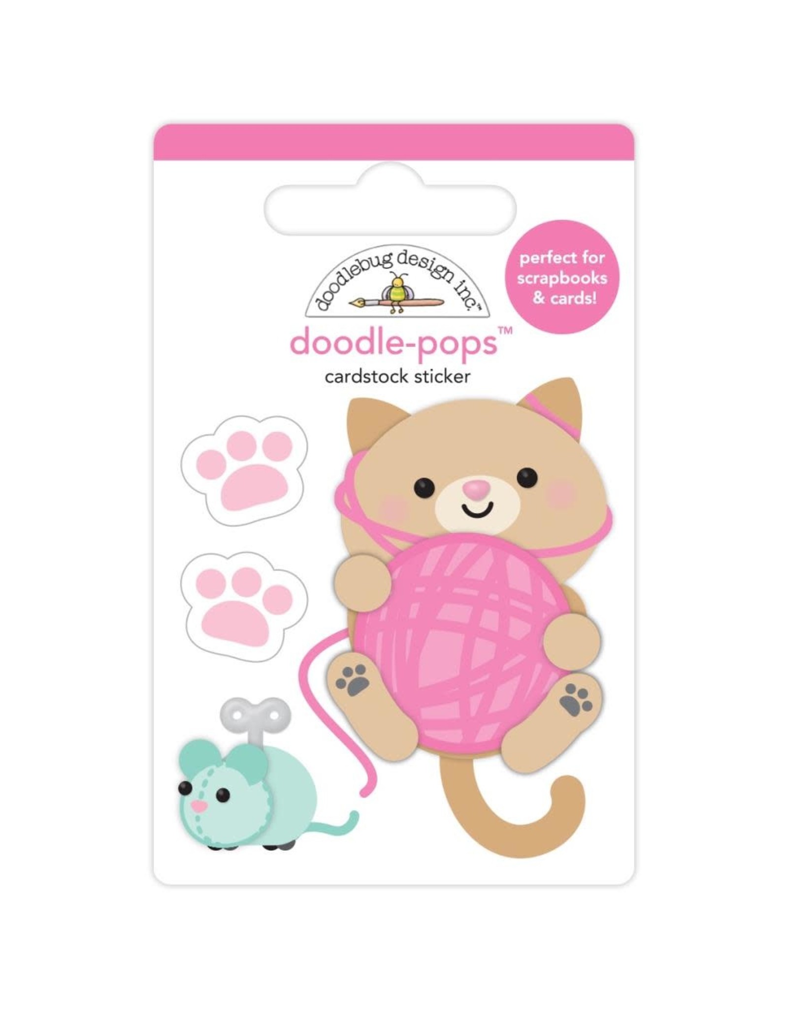 DOODLEBUG DESIGN DOODLEBUG DESIGN PLAY TIME DOODLE-POPS STICKERS