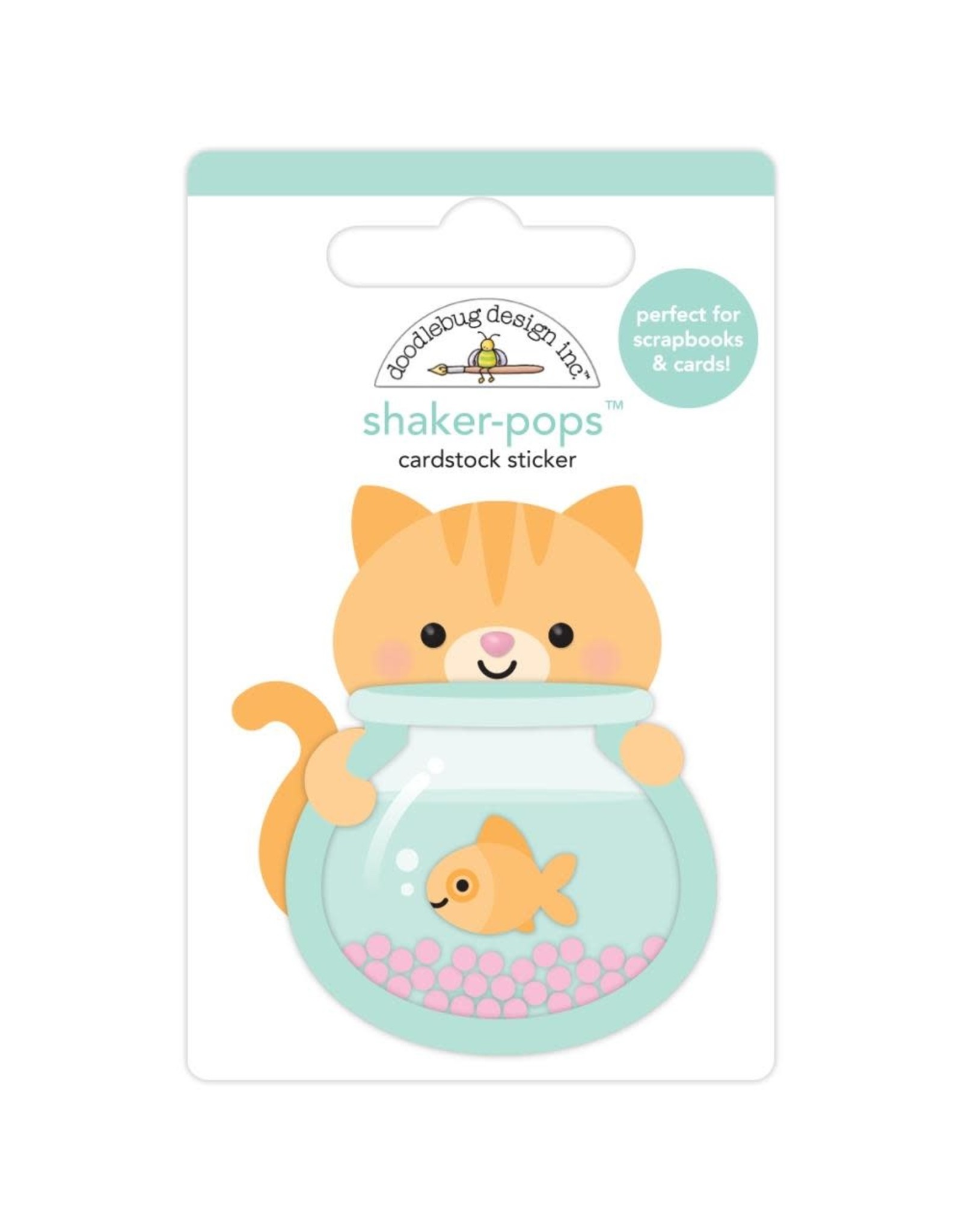 DOODLEBUG DESIGN DOODLEBUG DESIGN CURIOUS KITTY SHAKER-POPS STICKERS