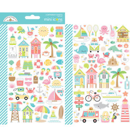 DOODLEBUG DESIGNS DOODLEBUG DESIGN SEASIDE SUMMER MINI ICONS STICKERS