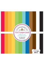 DOODLEBUG DESIGN DOODLEBUG DESIGN DOGGONE CUTE 12x12 PAPER PACK SOLID ASSORTMENT
