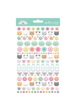 DOODLEBUG DESIGNS DOODLEBUG DESIGN PRETTY KITTY PUFFY ICONS STICKERS