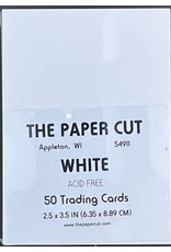 PAPER CUT THE PAPER CUT WHITE TRADING CARDS 2.5x3.5 50/PK