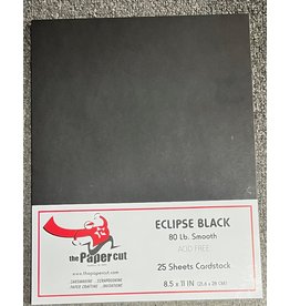 AMERICAN CRAFTS SMOOTH 12X12 80# CARDSTOCK- BLACK (25 SHEETS) -  Scrapbooking and Paper Crafts