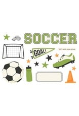 SIMPLE STORIES SIMPLE STORIES SIMPLE PAGES SOCCER PAGE PIECES 17/PK