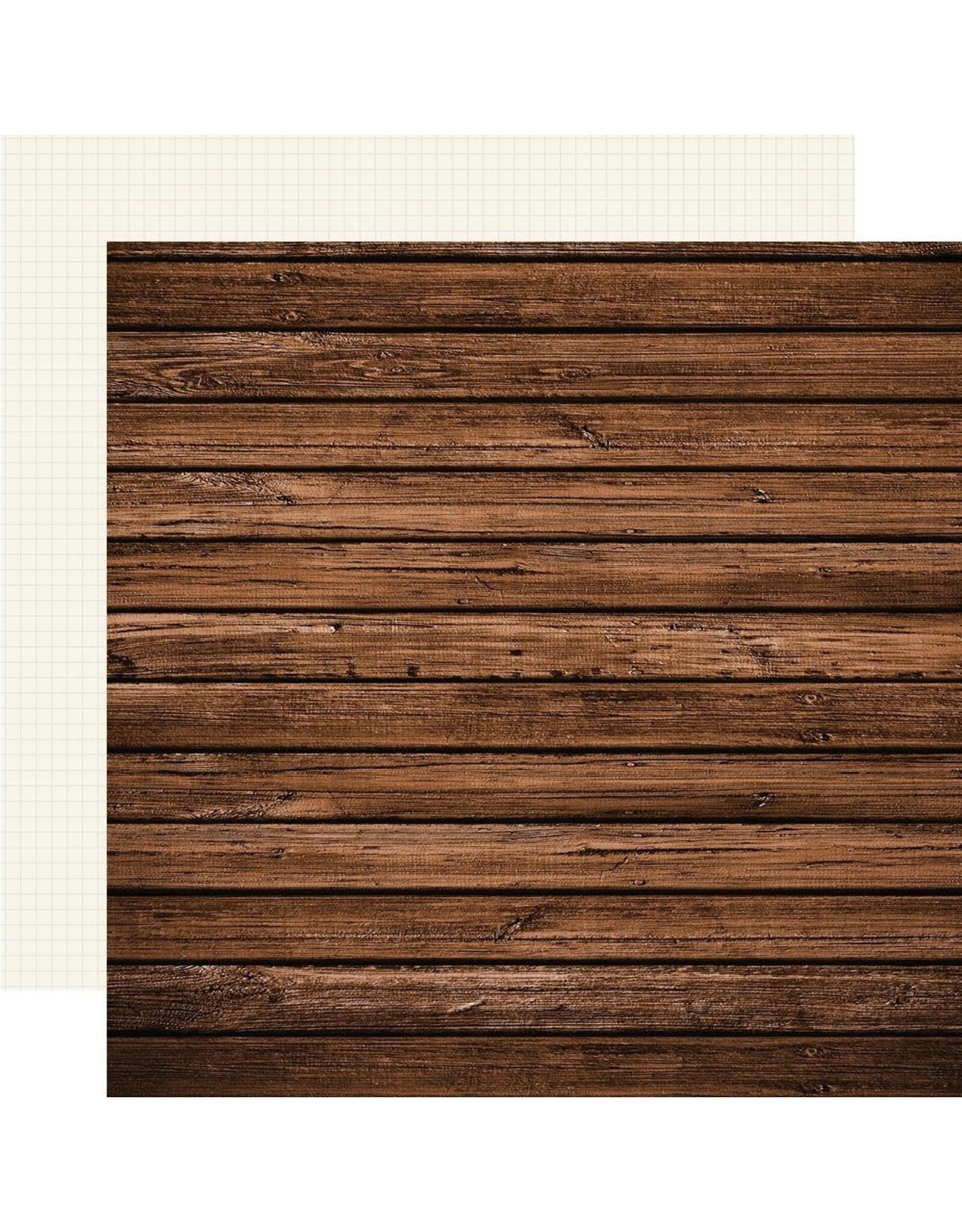 SIMPLE STORIES SIMPLE STORIES COLOR VIBE ELM/CREAM GRID CARDSTOCK 12''X12''