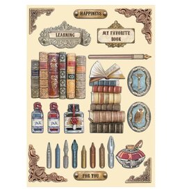 STAMPERIA STAMPERIA VINTAGE LIBRARY A5 WOODEN SHAPES