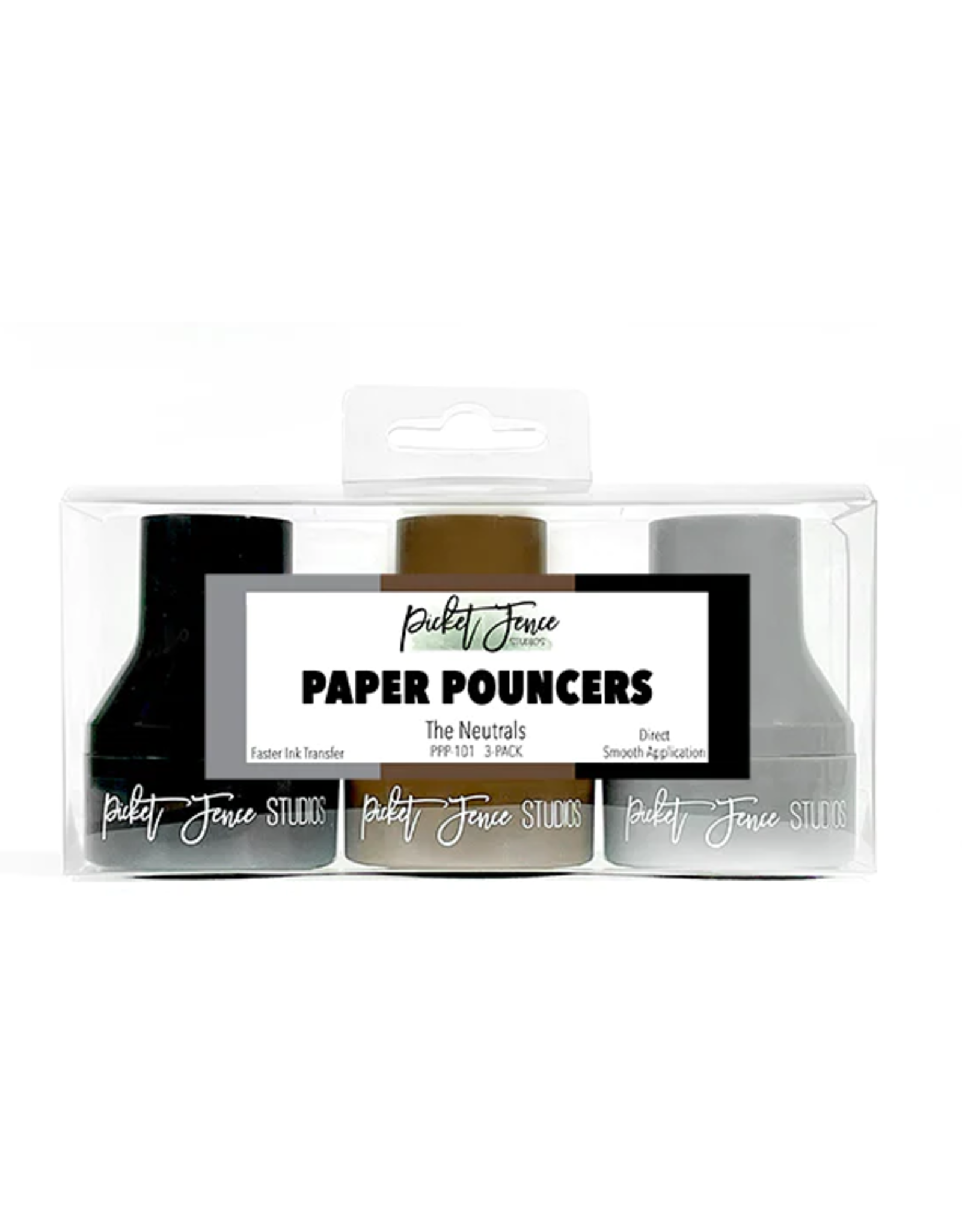 PICKET FENCE PICKET FENCE STUDIOS THE NEUTRALS PAPER POUNCERS 3/PK