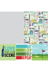 PHOTOPLAY PAPER PHOTOPLAY MVP GOLF BACK 9 12X12 CARDSTOCK