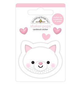 DOODLEBUG DESIGNS DOODLEBUG DESIGN HERE KITTY SHAKER-POPS STICKERS