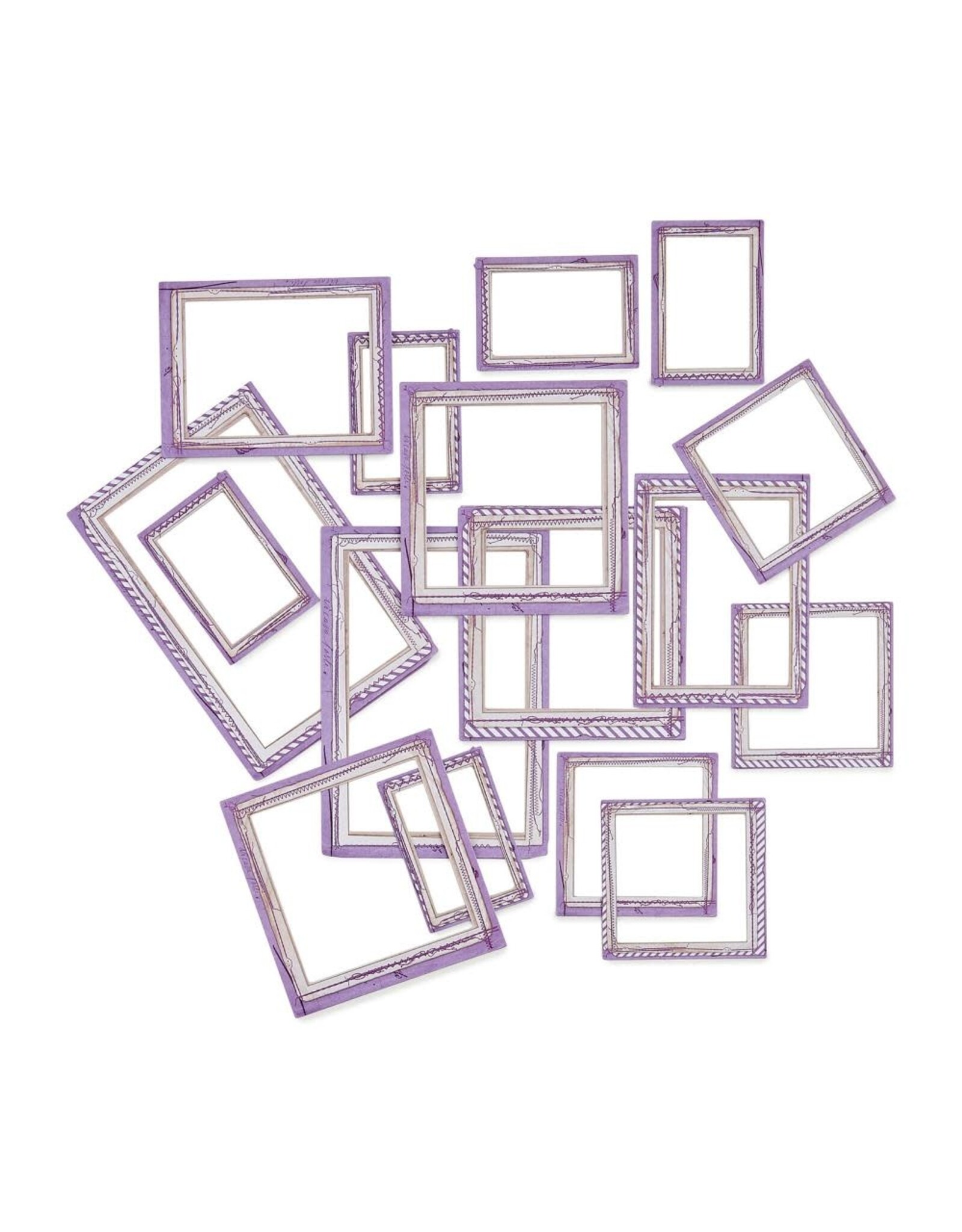 49 AND MARKET 49 AND MARKET COLOR SWATCH LAVENDER FRAME SET 18 PIECES