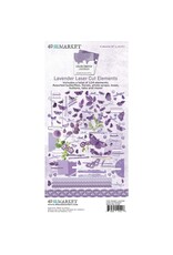 49 AND MARKET 49 AND MARKET COLOR SWATCH LAVENDER 6x12 LASER CUT ELEMENTS  124/PK