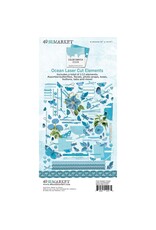 49 AND MARKET 49 AND MARKET COLOR SWATCH OCEAN 6x12 LASER CUT ELEMENTS  112/PK
