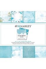 49 AND MARKET 49 AND MARKET COLOR SWATCH OCEAN 12x12 COLLECTION PACK