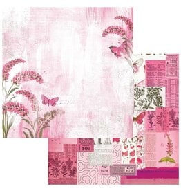 49 AND MARKET 49 AND MARKET SPECTRUM GARDENIA CLASSICS-PINK SKIES 12x12 CARDSTOCK