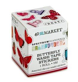 49 AND MARKET 49 AND MARKET SPECTRUM GARDENIA BUTTERFLY WASHI TAPE STICKERS