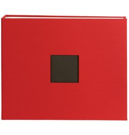AMERICAN CRAFTS AMERICAN CRAFTS MEMOROLOGY CARDINAL D RING CLOTH ALBUM WITH WINDOW
