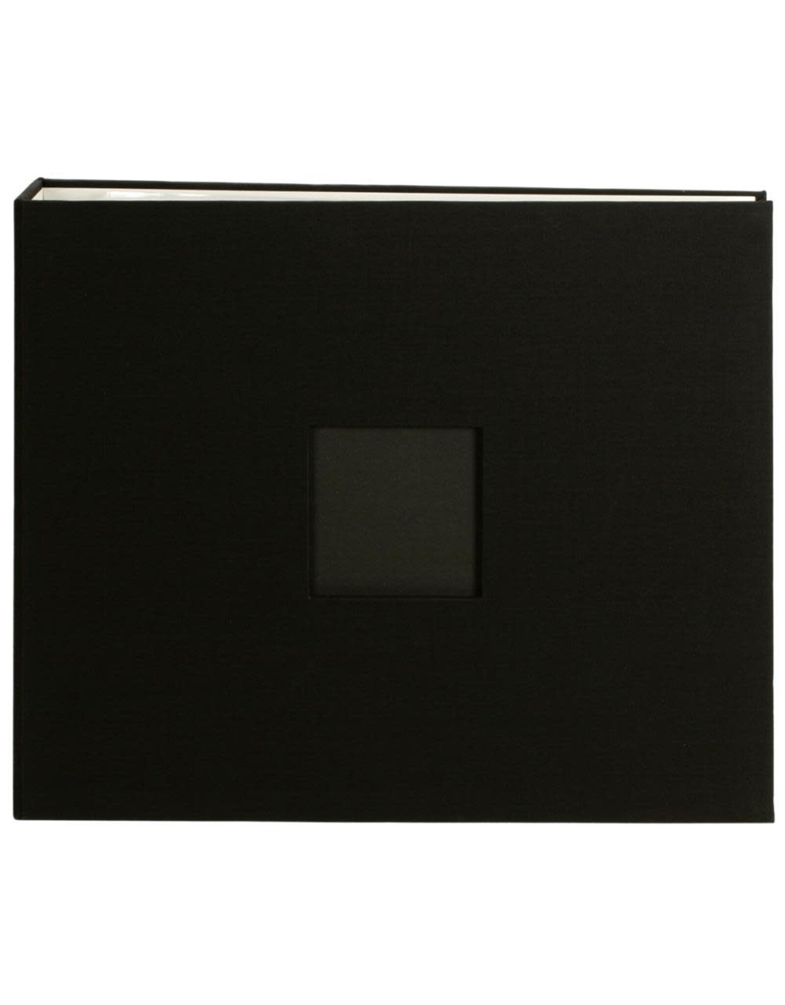 AMERICAN CRAFTS AMERICAN CRAFTS MEMOROLOGY BLACK D RING CLOTH ALBUM WITH WINDOW