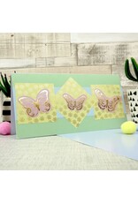 HUNKYDORY CRAFTS LTD. HUNKYDORY STICKABLES PRETTY PASTELS BUTTERFLIES & DRAGONFLIES DIE-CUT SELF ADHESIVE SHEETS 12/PACK