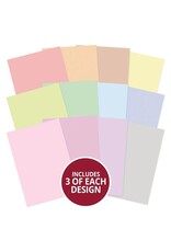 HUNKYDORY CRAFTS LTD. HUNKYDORY STICKABLES PRETTY PASTELS PAPER PACK A5 ADHESIVE SHEETS  24/PACK