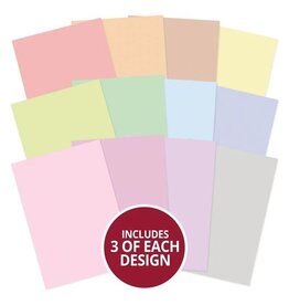 HUNKYDORY CRAFTS LTD. HUNKYDORY STICKABLES PRETTY PASTELS PAPER PACK A5 ADHESIVE SHEETS  24/PACK