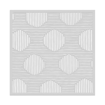 HERO ARTS HERO ARTS STENCIL SQUARE STRIPY 6X6 STENCIL