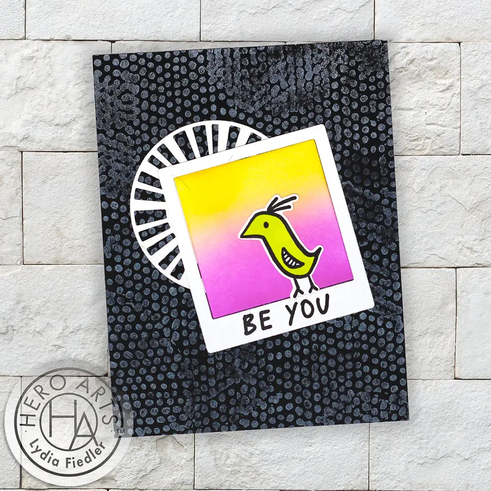 HERO ARTS HERO ARTS ROUGH DOT BOLD PRINTS 6x6 CLING STAMP
