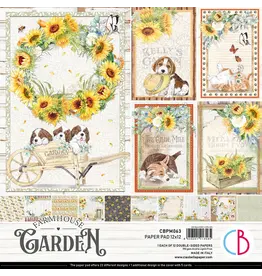 CIAO BELLA CIAO BELLA FARMHOUSE GARDEN PAPER PAD 12"x12" 12 DOUBLE-SIDED PAPERS