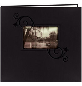 MBI Chalkboard Post Bound Album W/Window 12x12