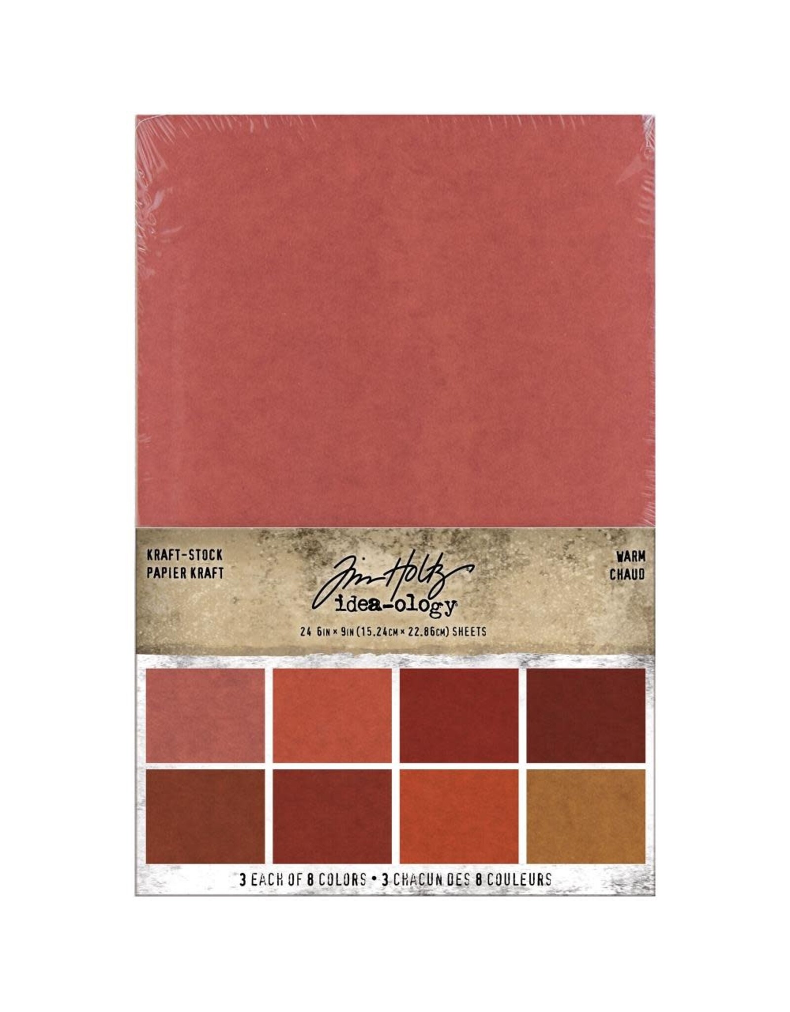 ADVANTUS TIM HOLTZ IDEA-OLOGY WARM KRAFT-STOCK 6x9 CARDSTOCK 24 SHEETS