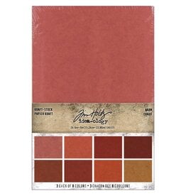 ADVANTUS TIM HOLTZ IDEA-OLOGY WARM KRAFT-STOCK 6x9 CARDSTOCK 24 SHEETS