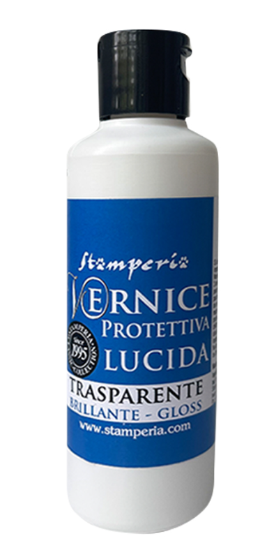 STAMPERIA STAMPERIA TRANSPARENT GLOSS FINISH VARNISH 80ml