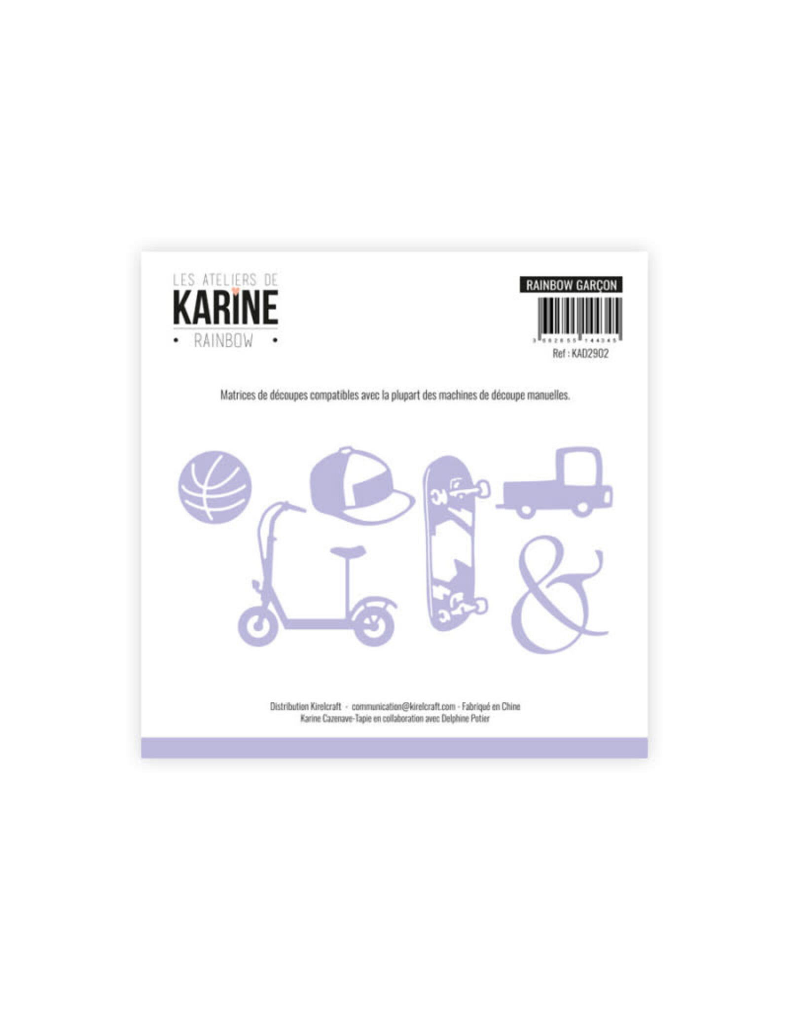 LES ATELIERS DE KARINE LES ATELIERS DE KARINE RAINBOW RAINBOW GARÇON DIE SET
